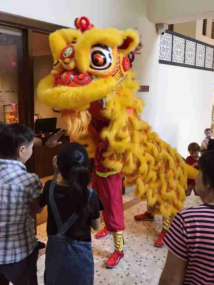 ראש השנה הסיני, סינגפור - ריקוד האריה