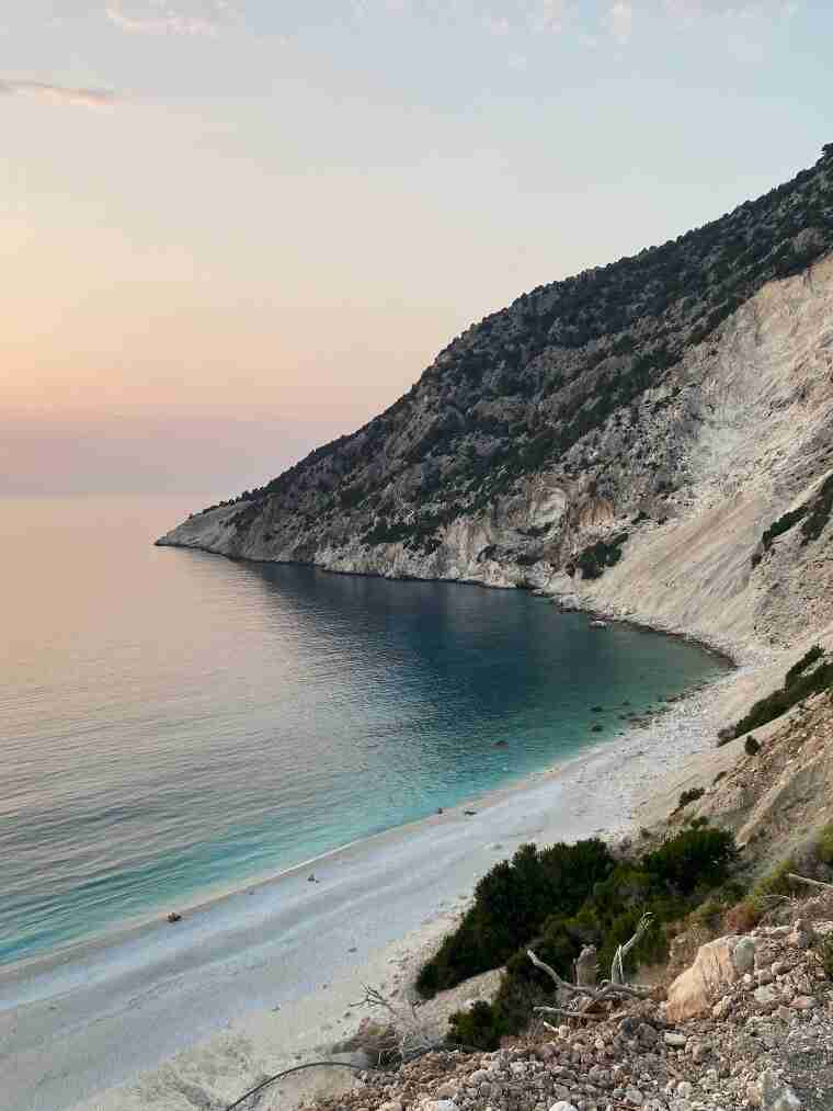 חוף מירטוס Myrtos beach קפלוניה